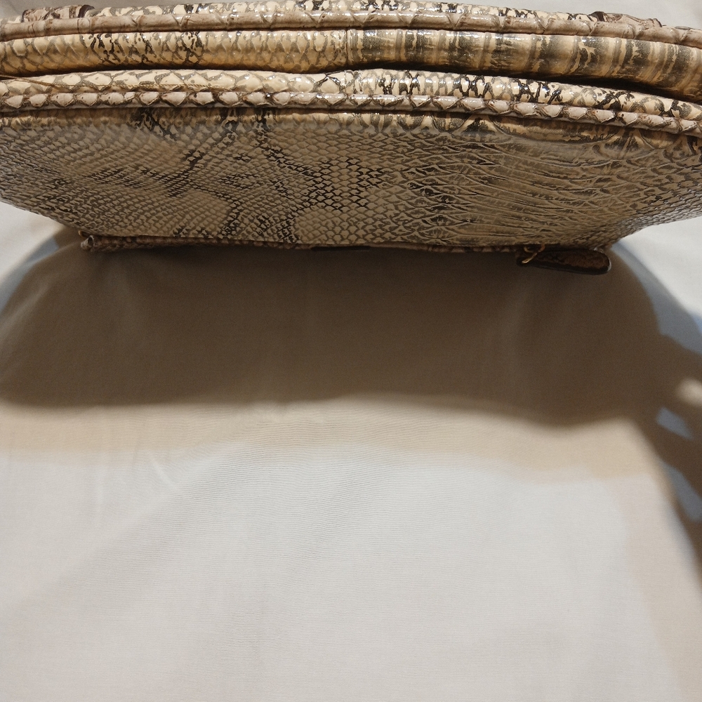 Prada Python Pattern Shoulder Bag - Tan and Cream - Picture 13 of 14